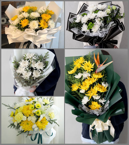 广东揭阳市揭西县上砂镇白事花束代送